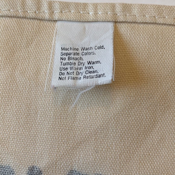 Vintage Shoebox Greetings Hallmark CMoore Father Cooks Best Canvas BBQ Apron - Picture 6 of 9